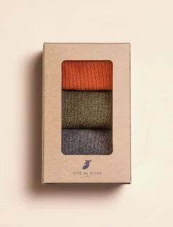 Chaussettes Cotelees Unies>Pied de Biche Discount